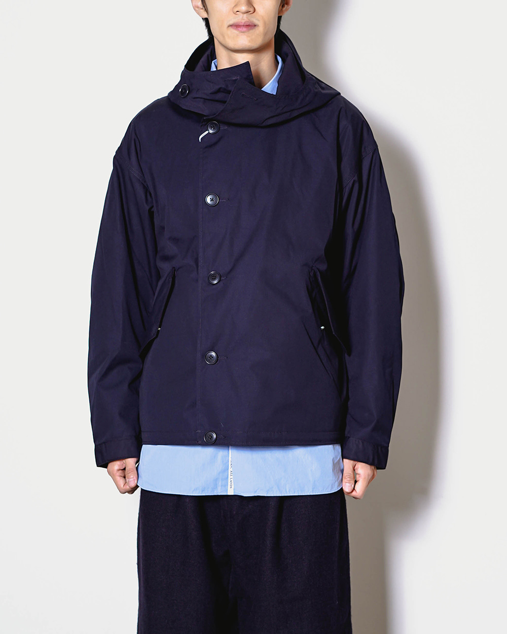 Hooded Jacket (Navy)