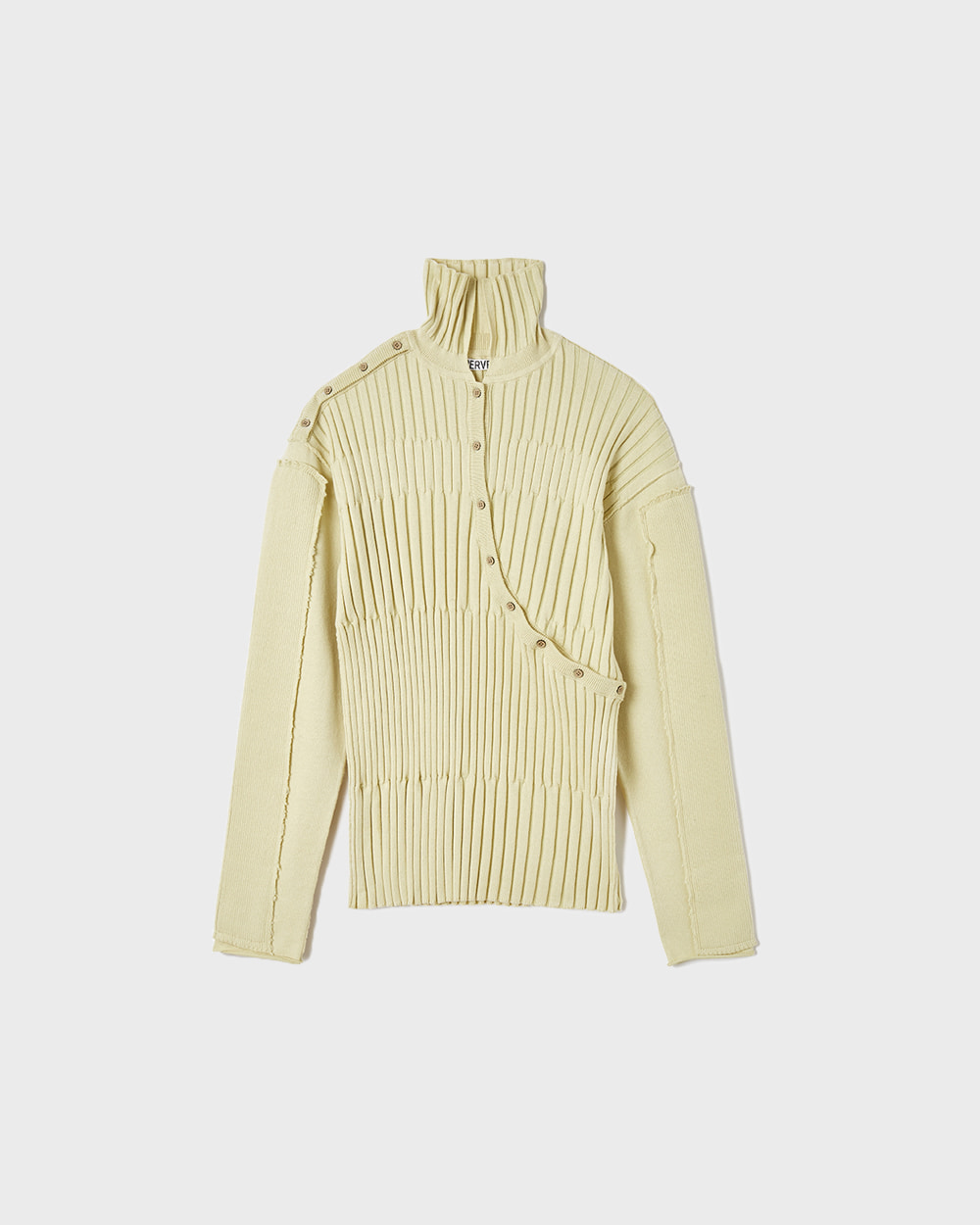Re-Cotton Multi Rib Sweater (Cream)