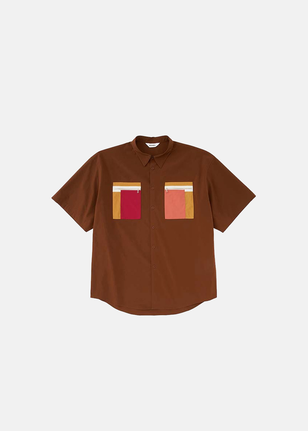 Oversized S/S Shirt (Brown)