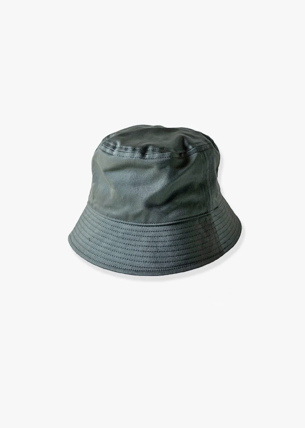 GIZA Back Satin Bucket Hat (Olive)