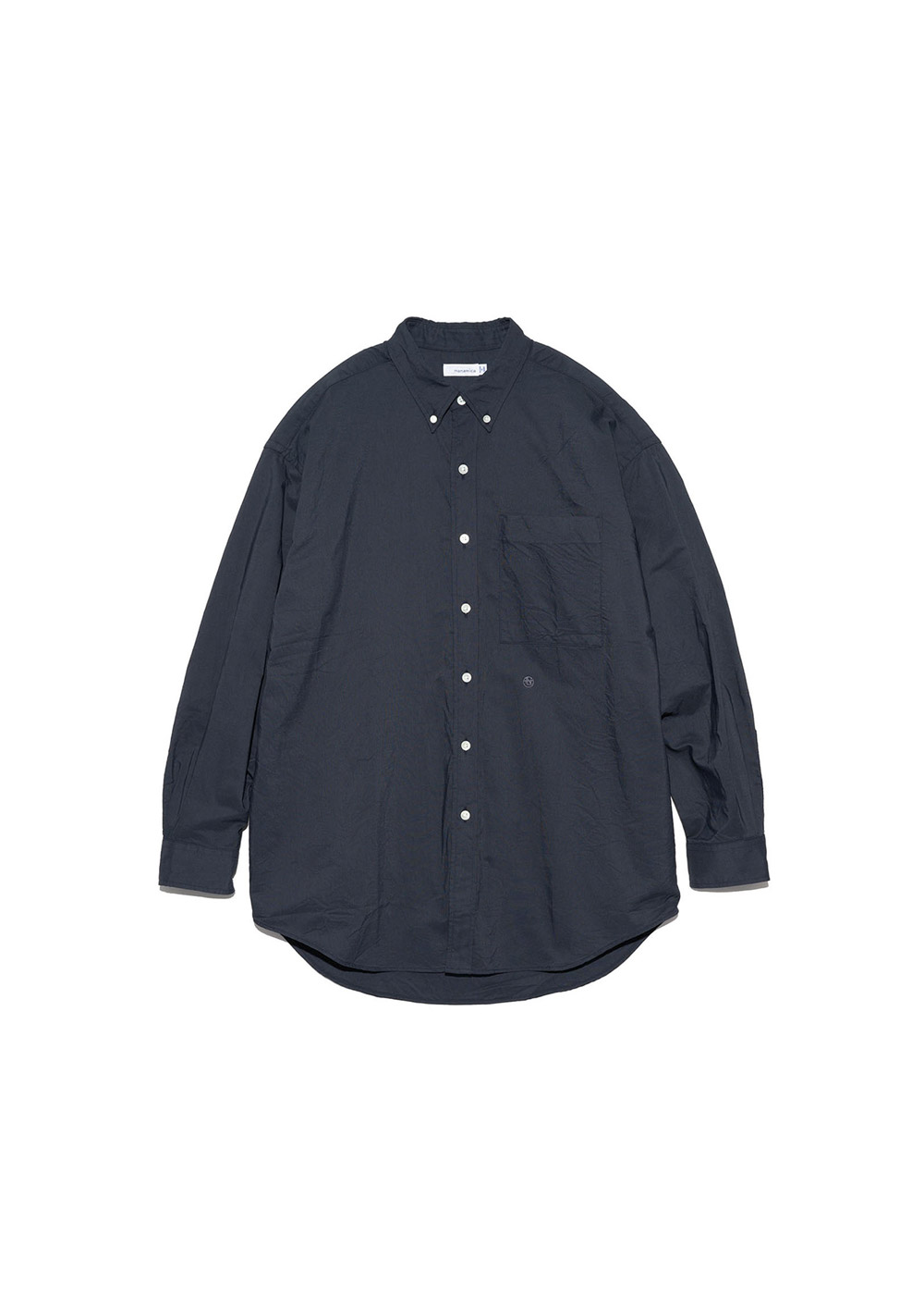 Button Down Wind Shirt (Dark Navy)