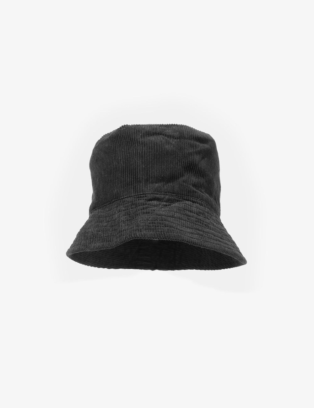 Engineered Garments : Bucket Hat (Black Cotton 8W Corduroy)