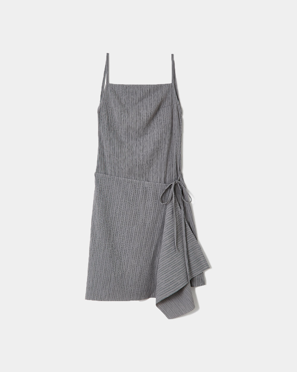 Wrap Mini Dress (Gray)